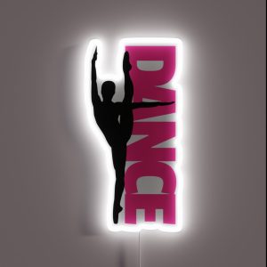 Dance Text Girl Quote RGB Neon Sign