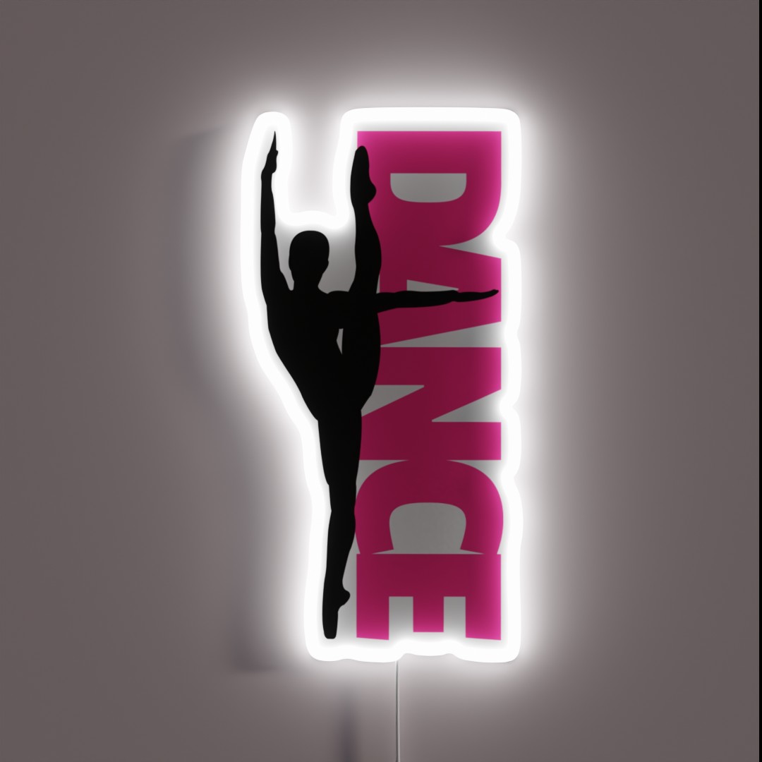 Dance Text Girl Quote RGB Neon Sign Dance Text Girl Quote RGB Neon Sign