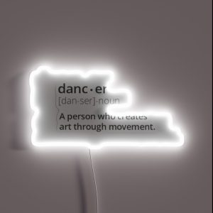 Dancer Definition RGB Neon Sign