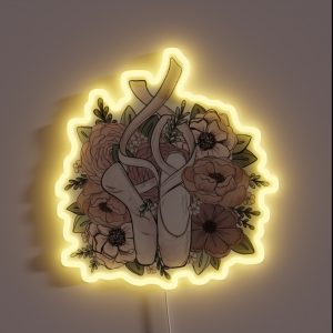 Dancer Florals RGB Neon Sign