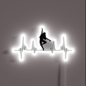 Dancer Heartbeat RGB Neon Sign