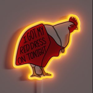 Dancing In The Dark In The Pale Moonlight RGB Neon Sign