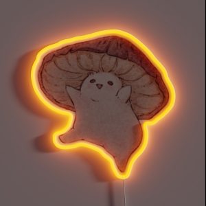 Dancing Mushroom Is Very Happy RGB Neon Sign Dancing Mushroom Is Very Happy RGB Neon Sign