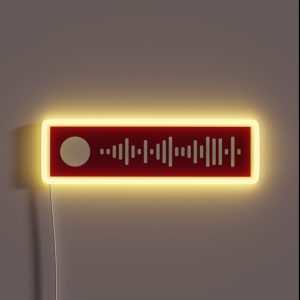 Dancing Queen ABBA Spotify Scan Code RGB Neon Sign