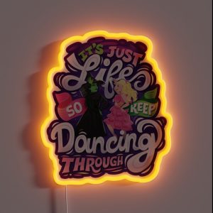 Dancing Through RGB Neon Sign Dancing Through RGB Neon Sign