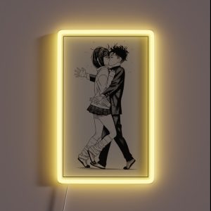 Dandadan Momo And Okarun RGB Neon Sign Dandadan Momo And Okarun RGB Neon Sign