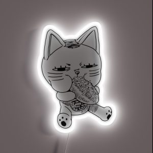 Dandadan Turbo Cat Glizzy RGB Neon Sign