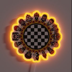 Danganronpa 1 Class Trial RGB Neon Sign