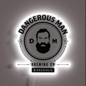 Dangerous Man Brewing Company RGB Neon Sign