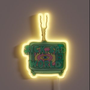 Daria Sick Sad World RGB Neon Sign Daria Sick Sad World RGB Neon Sign