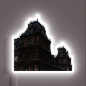 Dark Academia Last Day In Paris RGB Neon Sign