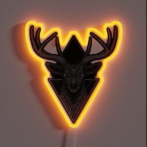 Dark Deer RGB Neon Sign