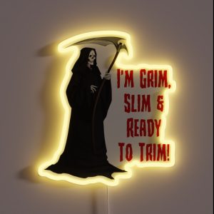 Dark Rhyming Reaper RGB Neon Sign