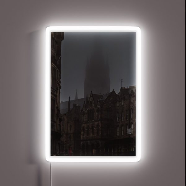 Darkacademia Architecture RGB Neon Sign