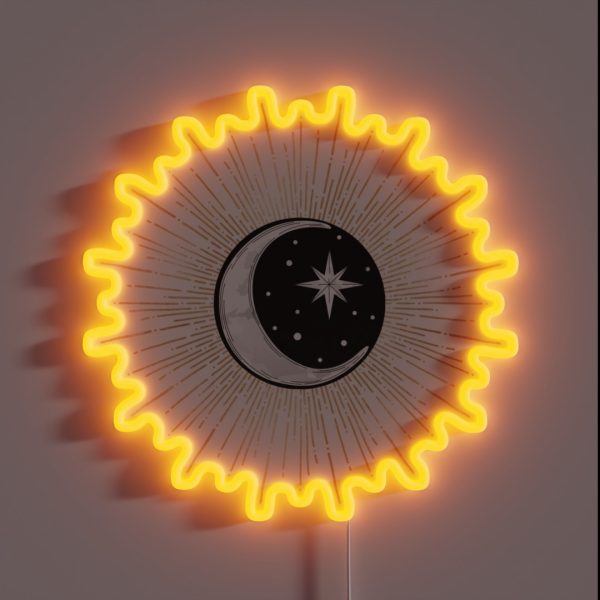 Darklina Moon RGB Neon Sign