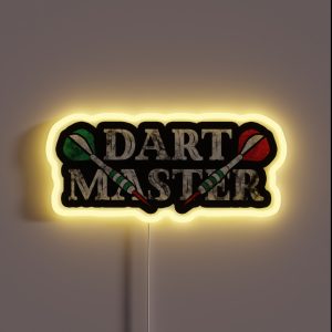 Dart Dartmeister Pub Sports Dartboard Darts RGB Neon Sign Dart Dartmeister Pub Sports Dartboard Darts RGB Neon Sign