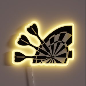 Darts Board RGB Neon Sign Darts Board RGB Neon Sign