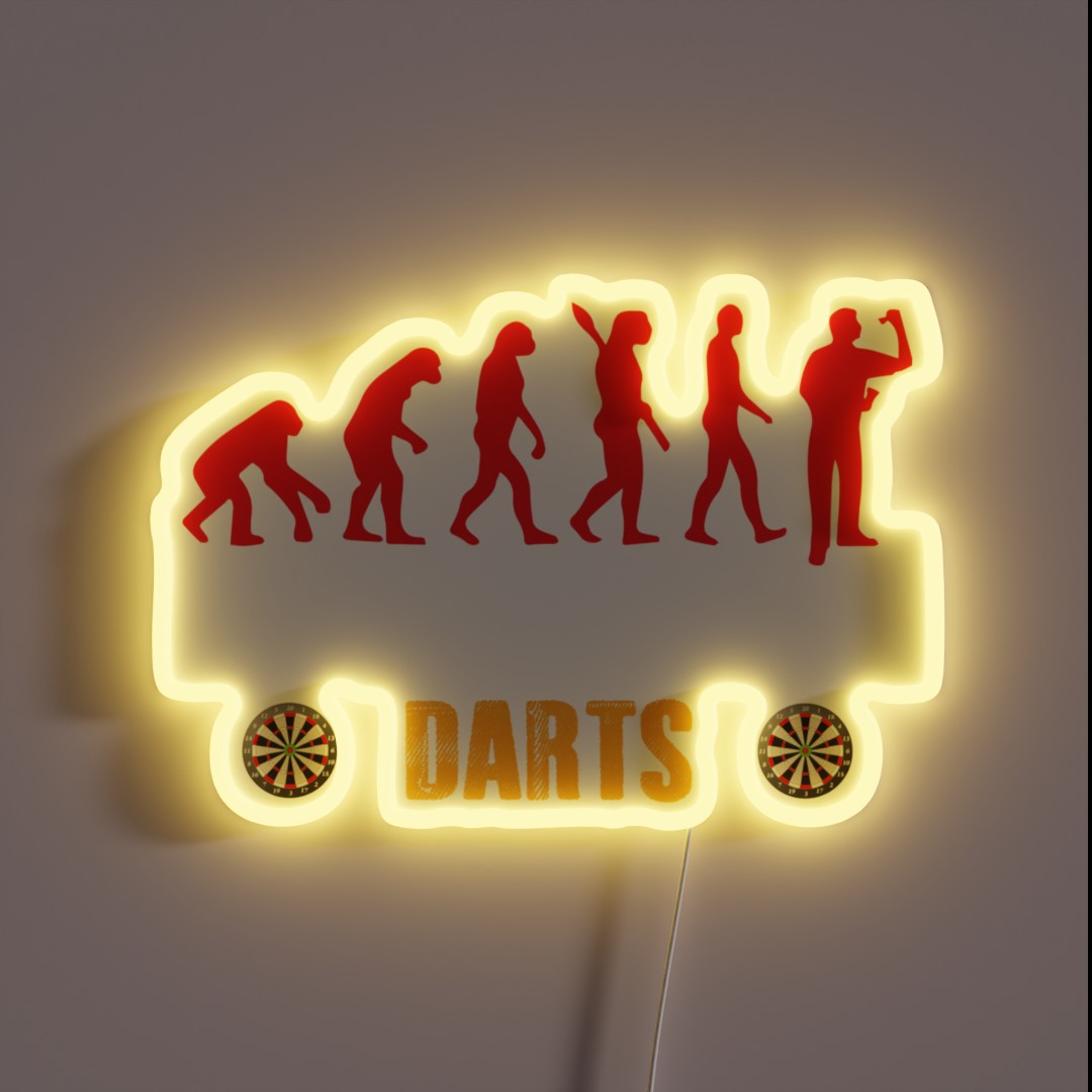 Darts Evolution RGB Neon Sign Darts Evolution RGB Neon Sign