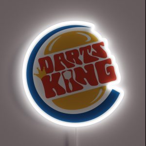 Darts King RGB Neon Sign Darts King RGB Neon Sign
