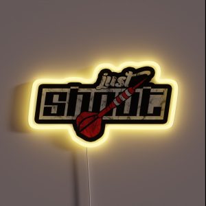 Darts Pub Sport Dartboard Darts RGB Neon Sign Darts Pub Sport Dartboard Darts RGB Neon Sign
