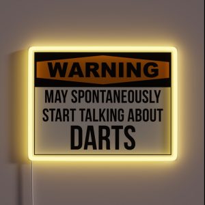 Darts Quote RGB Neon Sign Darts Quote RGB Neon Sign