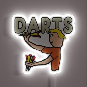 Darts RGB Neon Sign