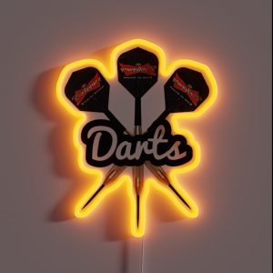 Darts RGB Neon Sign