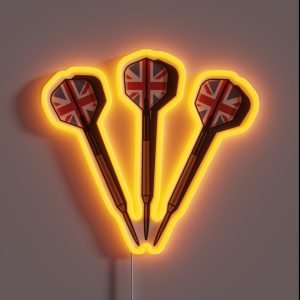 Darts RGB Neon Sign