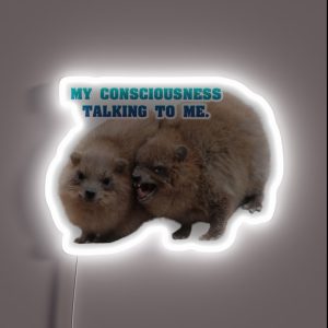 Dassie Hyrax Lover Funny RGB Neon Sign Dassie Hyrax Lover Funny RGB Neon Sign