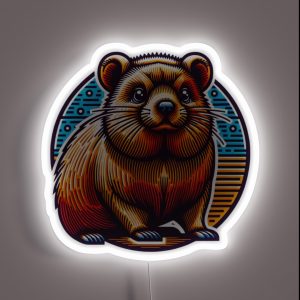 Dassie Hyrax RGB Neon Sign Dassie Hyrax RGB Neon Sign