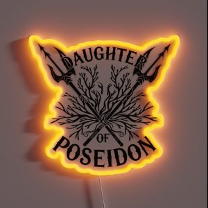 Daughter Of Poseidon Mythical Ocean Goddess 2 RGB Neon Sign