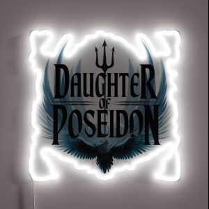Daughter Of Poseidon Mythical Ocean Goddess 3 RGB Neon Sign