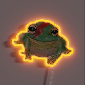 David Bowie Frog RGB Neon Sign David Bowie Frog RGB Neon Sign