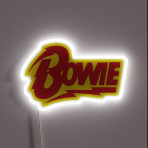 David Bowie RGB Neon Sign David Bowie RGB Neon Sign