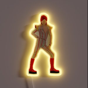 David Bowie Ziggy Stardust RGB Neon Sign David Bowie Ziggy Stardust RGB Neon Sign