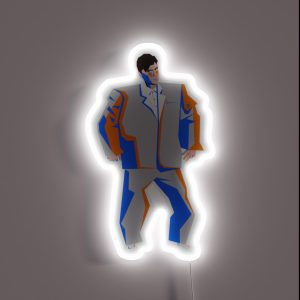David Byrne Stop Making Sense Talking Heads RGB Neon Sign