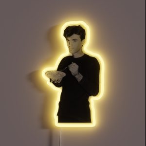 David Byrne Talking Heads Bandw Transparent RGB Neon Sign