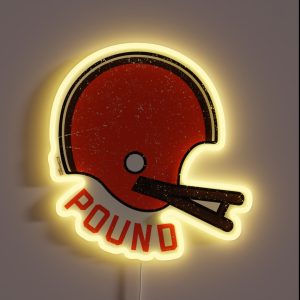 Dawg Pound Damgoodgame Cleveland Lid Graphic RGB Neon Sign