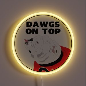DAWGS ON TOP RGB Neon Sign