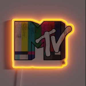 Day Gift MTV Retro Signal RGB Neon Sign