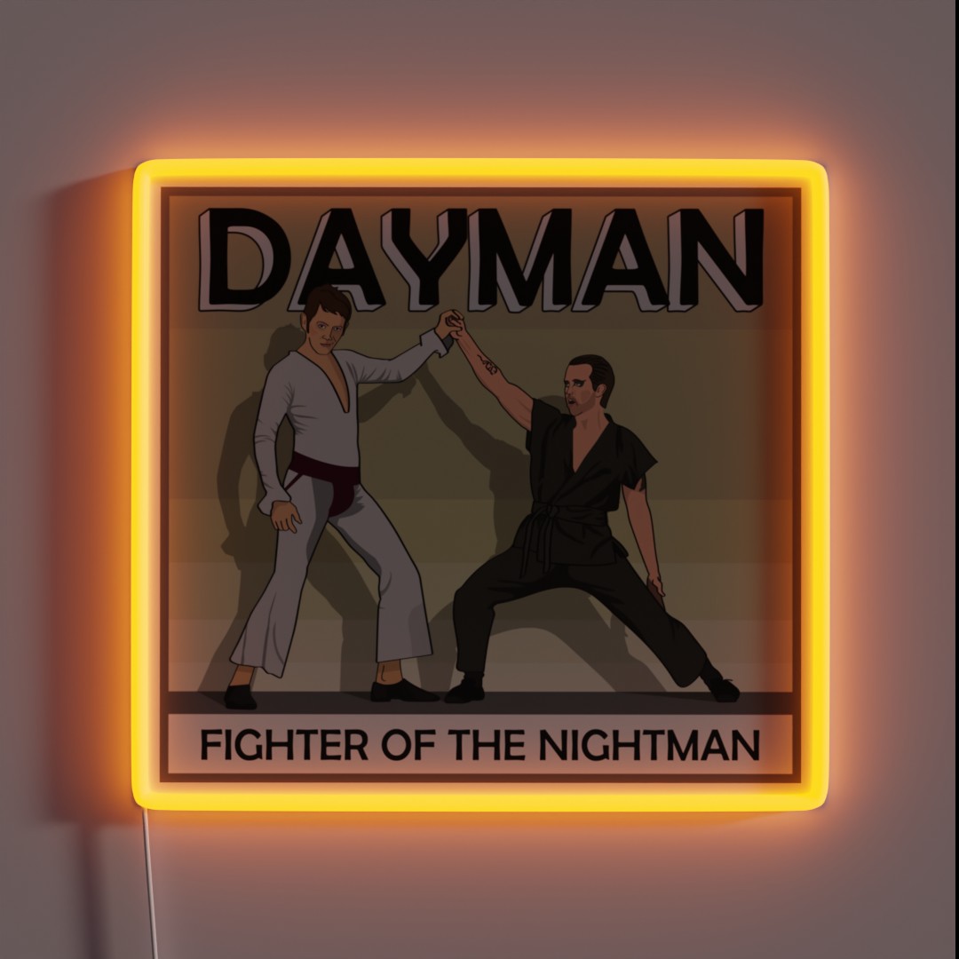Dayman Always Sunny Tan RGB Neon Sign Dayman Always Sunny Tan RGB Neon Sign