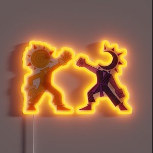 Dayman V Nightman RGB Neon Sign