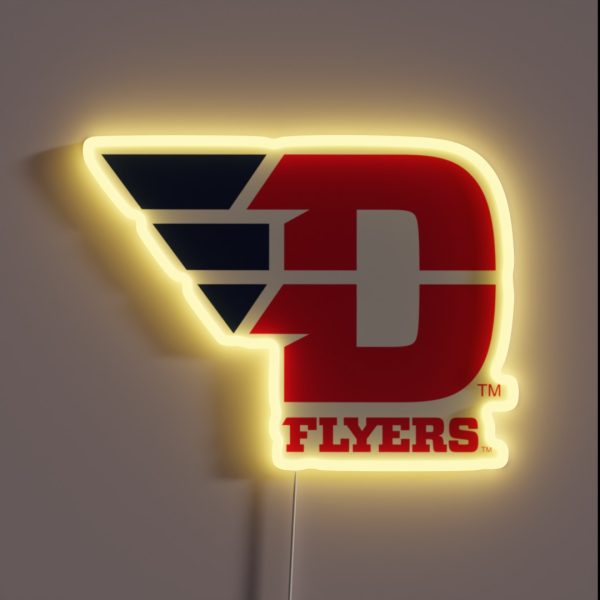 Dayton University Flyers Ncaa Hoodie Dafl 01 RGB Neon Sign