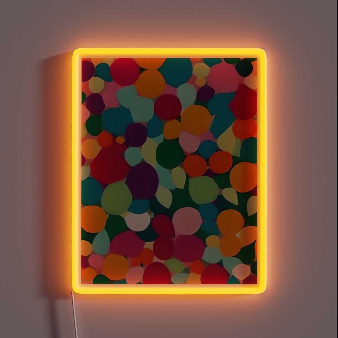 Dazzling Kaleidoscope A Colorful Pattern RGB Neon Sign Dazzling Kaleidoscope A Colorful Pattern RGB Neon Sign