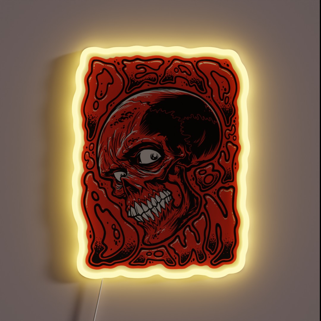 DEAD BY DAWN SKULL RGB Neon Sign DEAD BY DAWN SKULL RGB Neon Sign