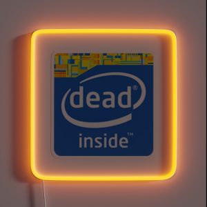 Dead Inside RGB Neon Sign Dead Inside RGB Neon Sign