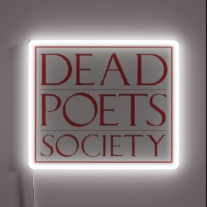 Dead Poets Society Logo RGB Neon Sign