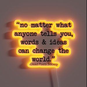 Dead Poets Society RGB Neon Sign Dead Poets Society RGB Neon Sign