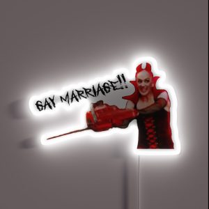 Dean In A Devil Costume RGB Neon Sign