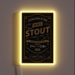 Dean S Irish Stout RGB Neon Sign Dean S Irish Stout RGB Neon Sign